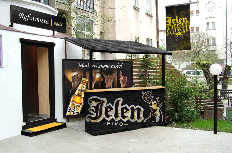 Jelen, Beer, Brending, cafe, pub