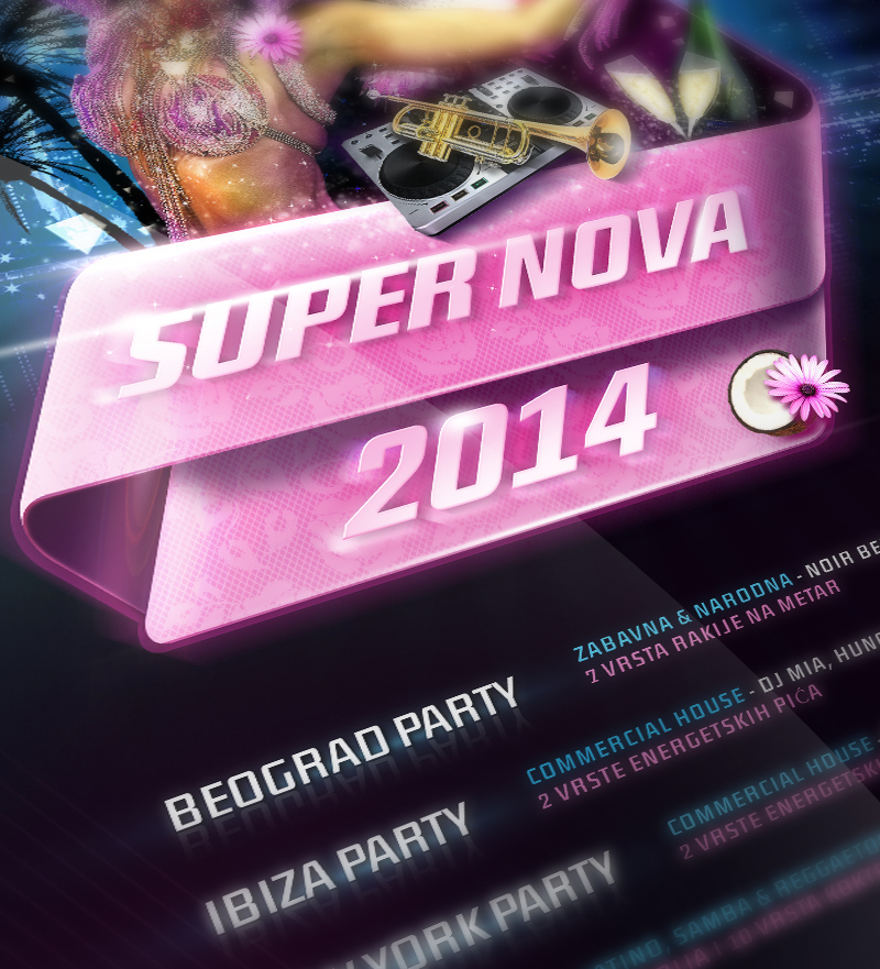 New Year, banner, poster, flyer