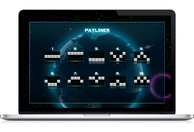 spacecraft, game, slot, slot machine design, design, space design